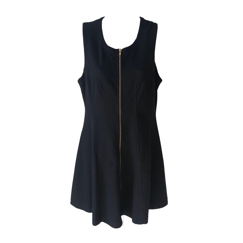 Umgee Sleeveless Zip Front Dress